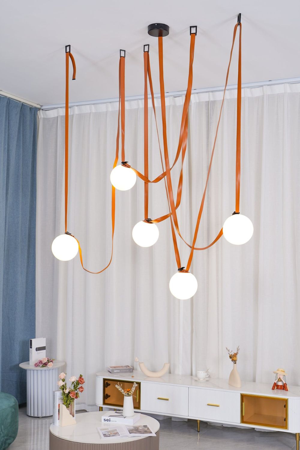 Multiple Belt Art Pendant Light - SamuLighting