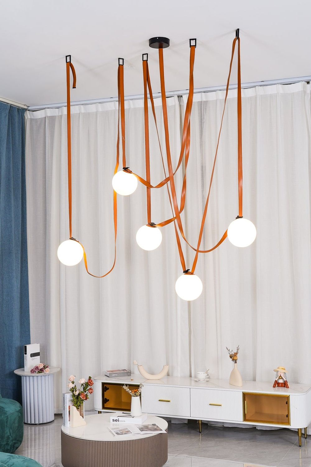 Multiple Belt Art Pendant Light - SamuLighting