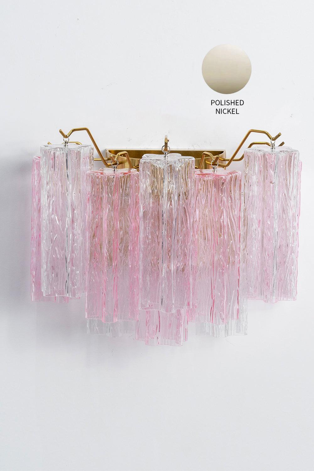 Murano Style Glass Wall Lamp