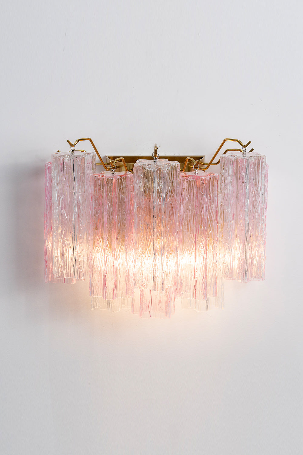 Murano Style Glass Wall Lamp