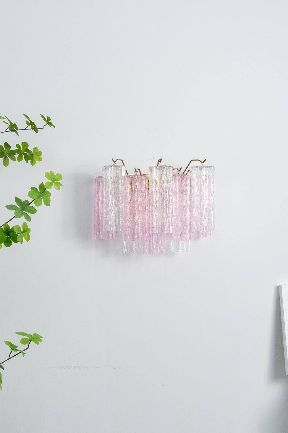 Murano Style Glass Wall Lamp