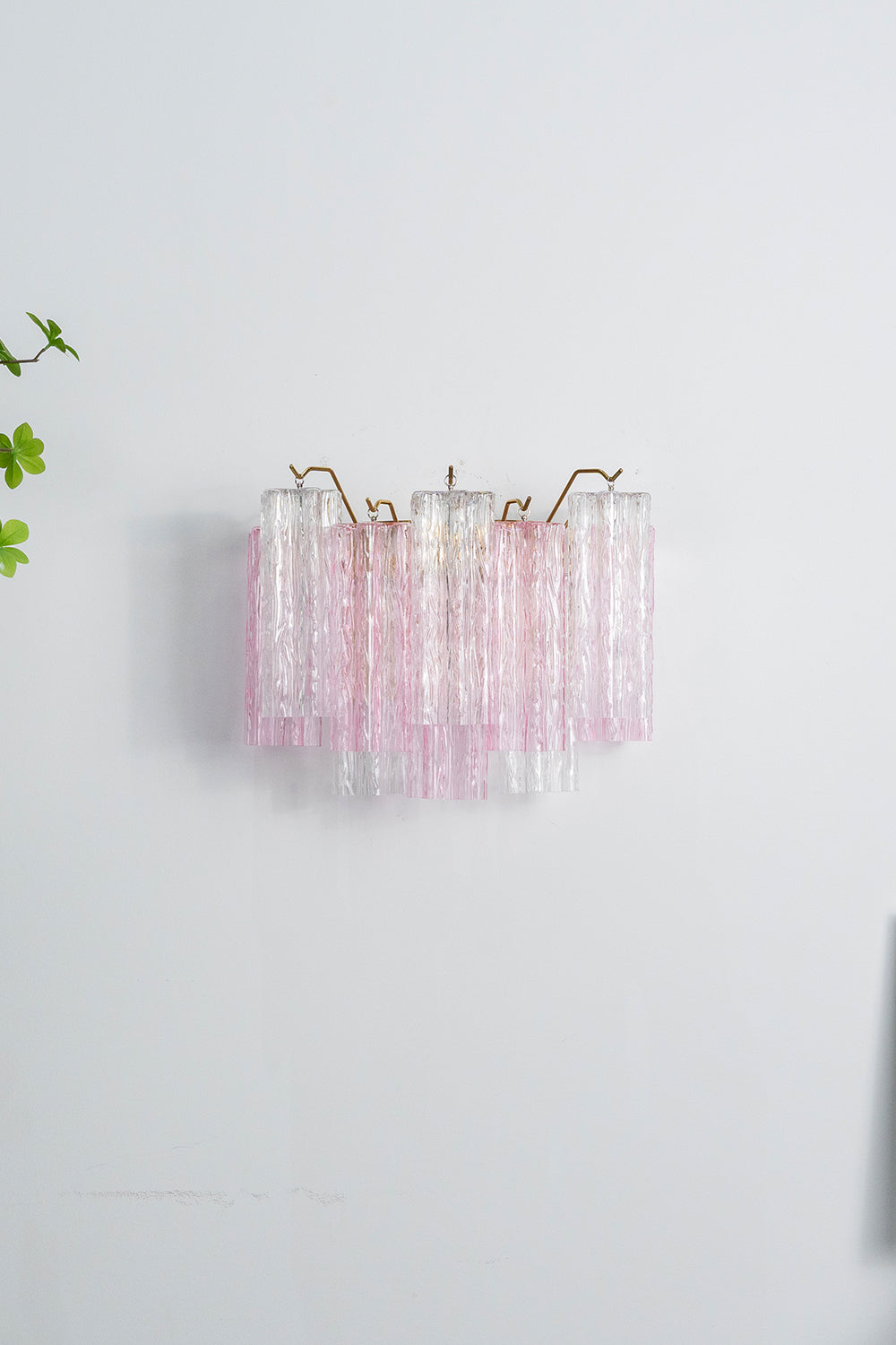 Murano Style Glass Wall Lamp
