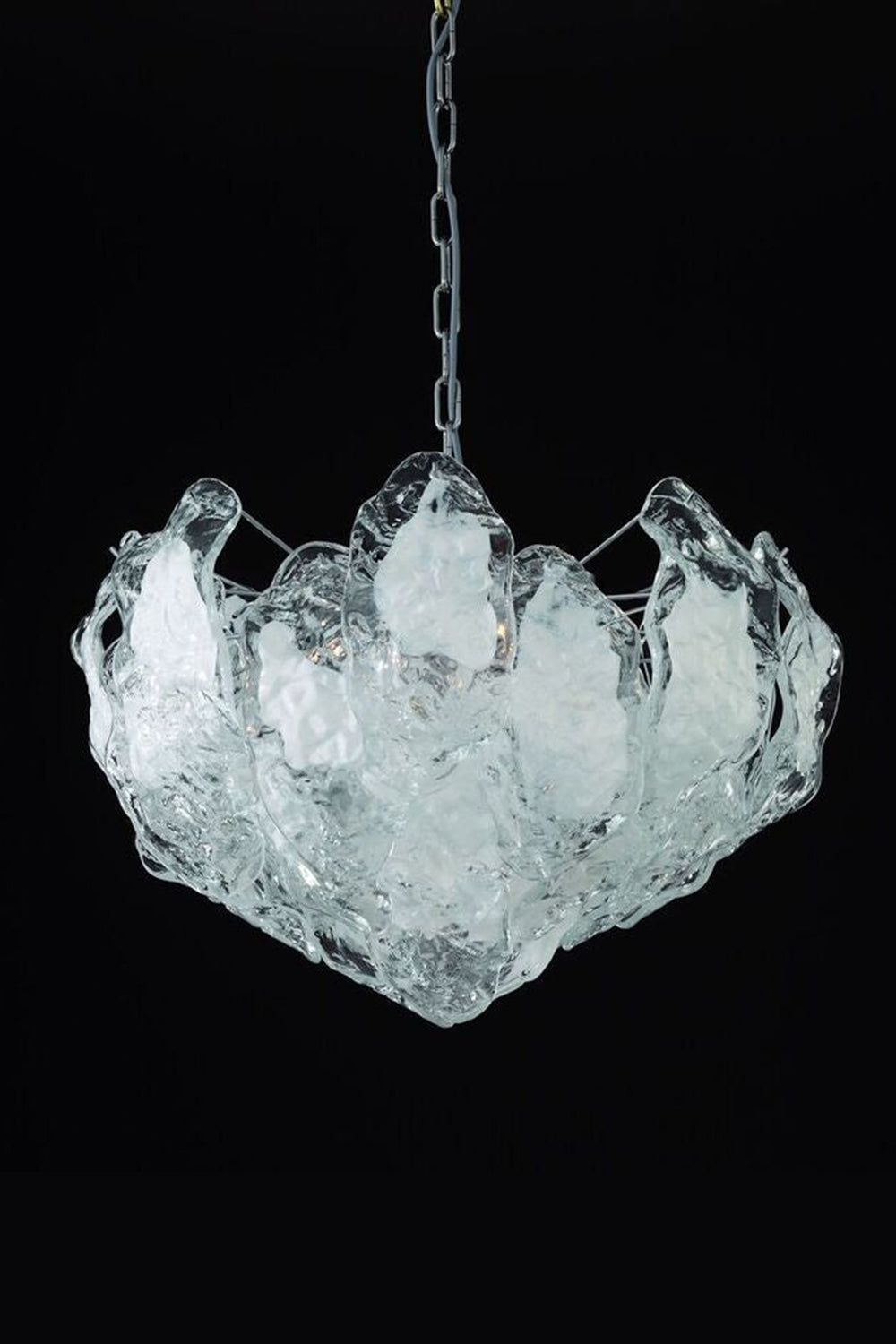 Murano Curved Leaves Chandelier