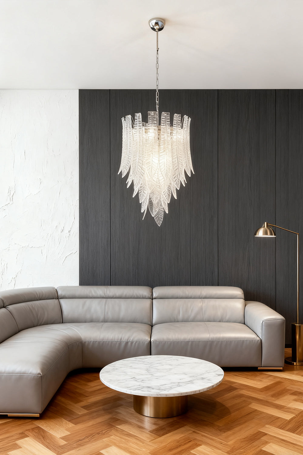 Murano Felci Glass Chandelier