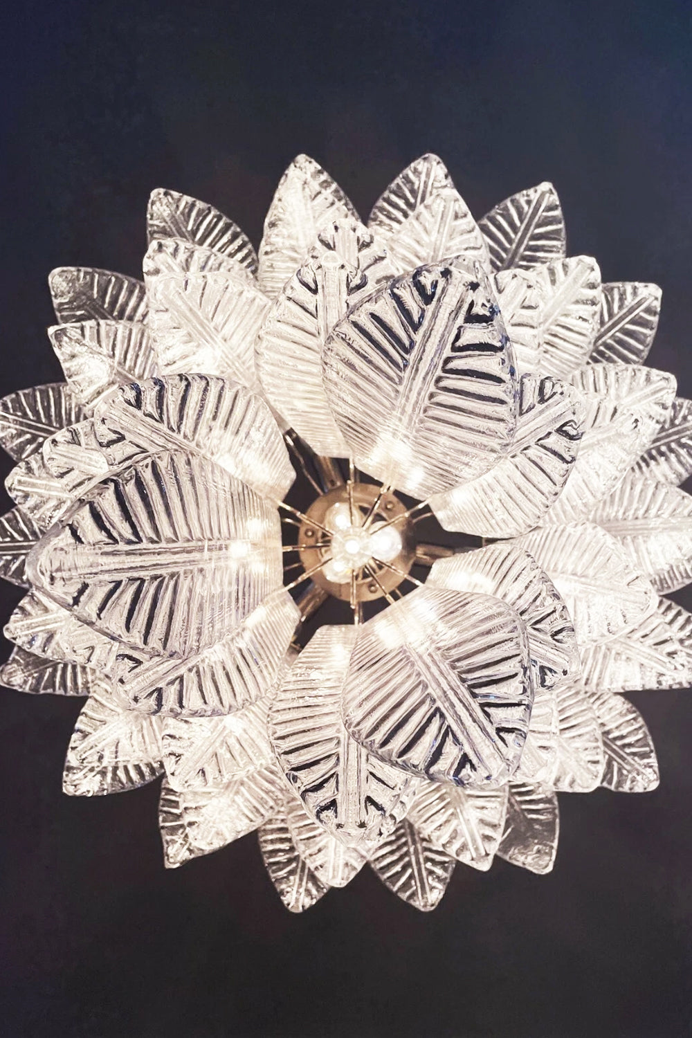 Murano Felci Glass Chandelier