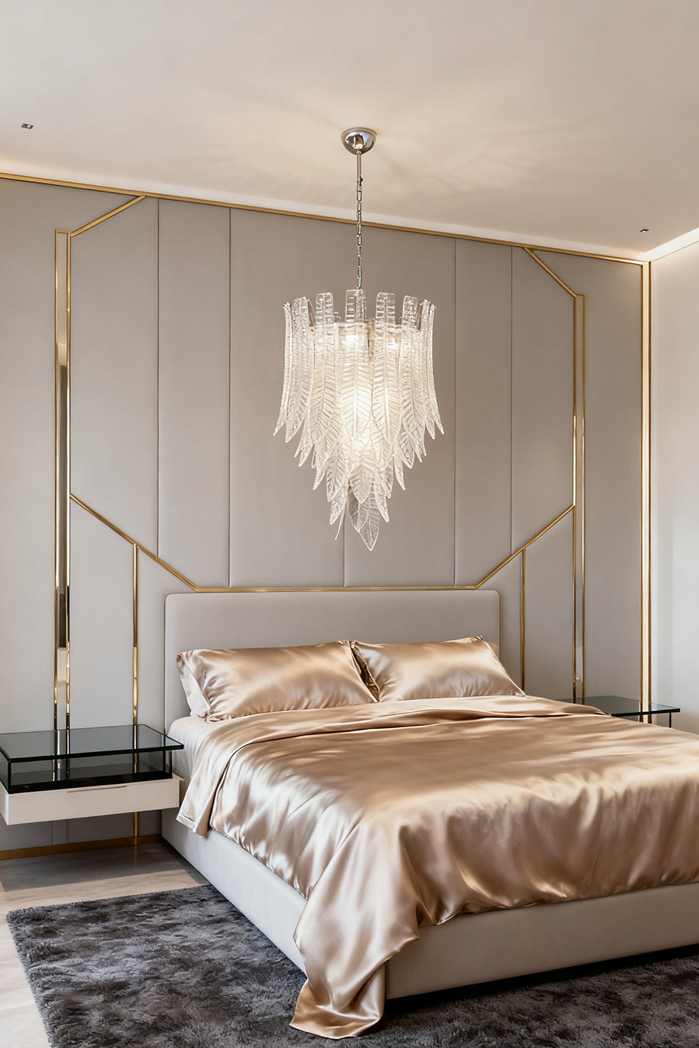 Murano Felci Glass Chandelier