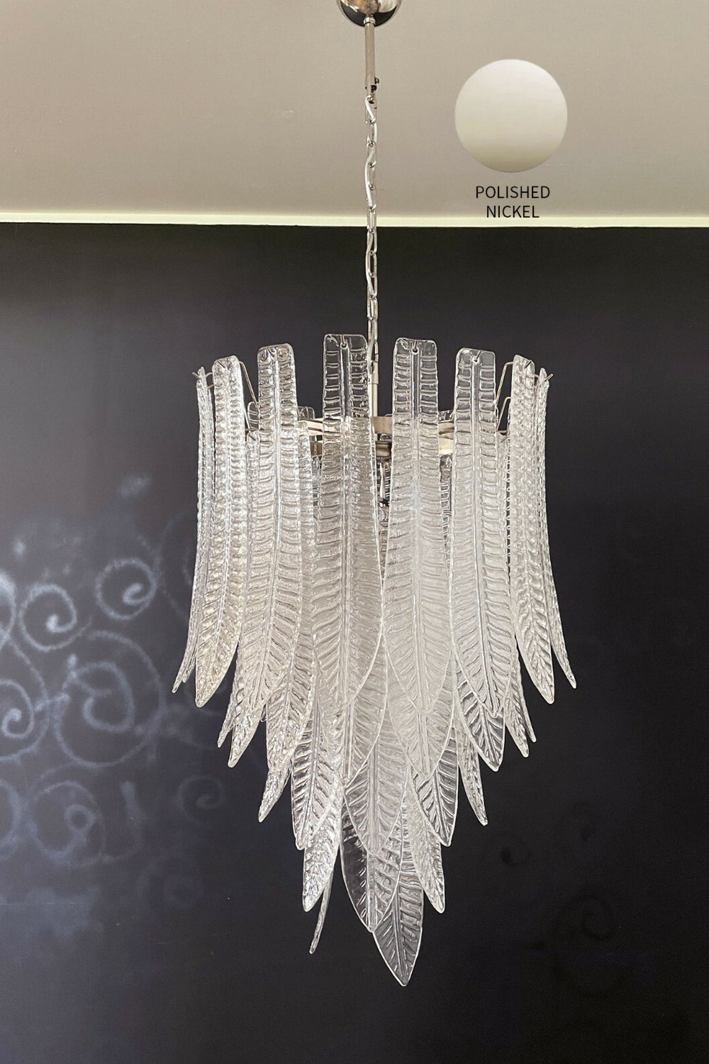 Murano Felci Glass Chandelier