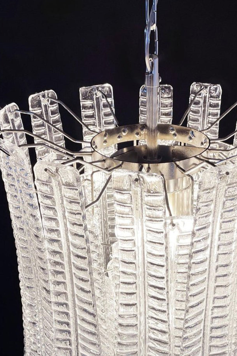 Murano Felci Glass Chandelier