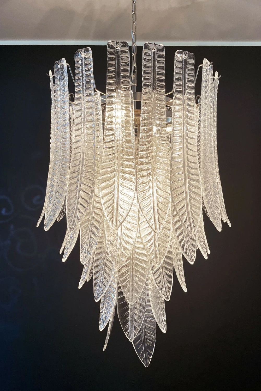Murano Felci Glass Chandelier