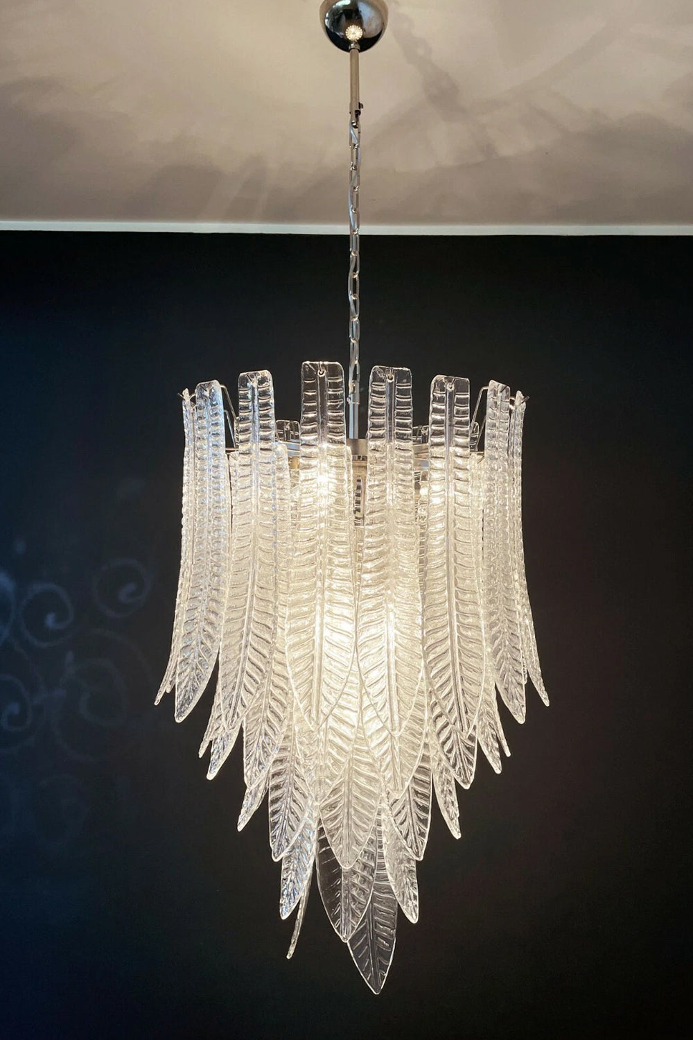 Murano Felci Glass Chandelier
