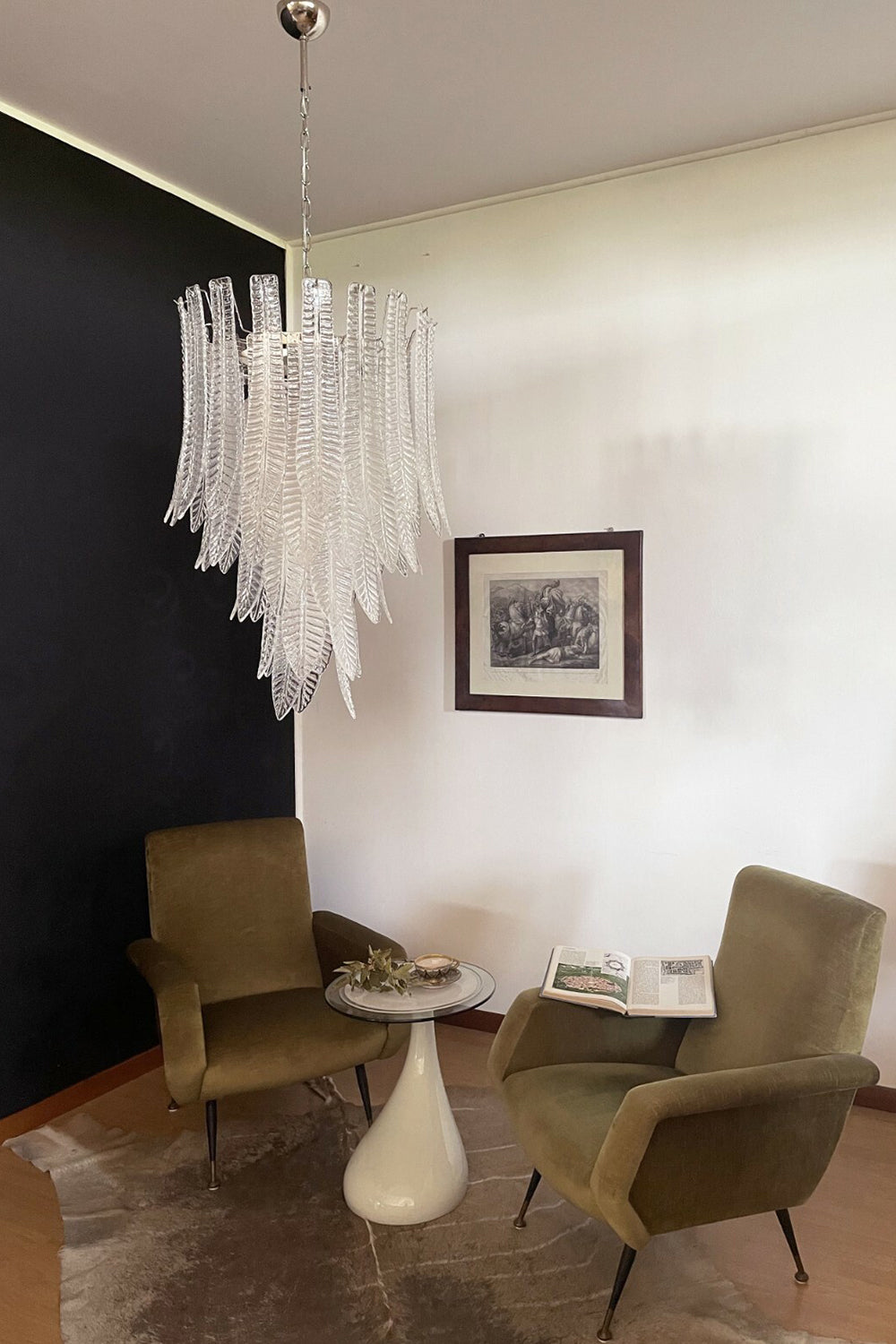 Murano Felci Glass Chandelier