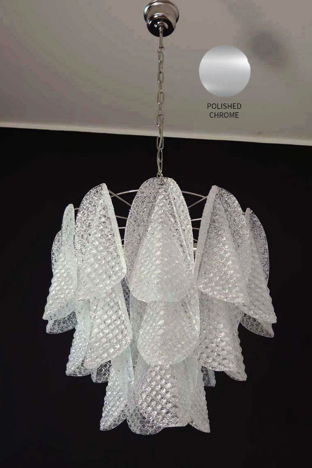 Murano Glass Leaf Chandelier