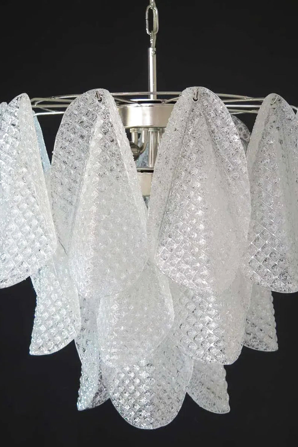 Murano Glass Leaf Chandelier