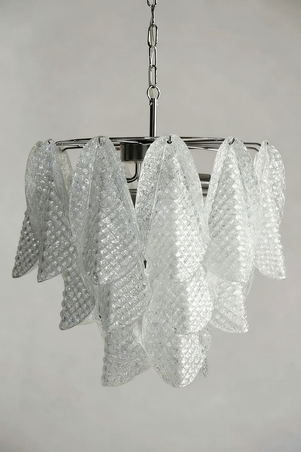 Murano Glass Leaf Chandelier