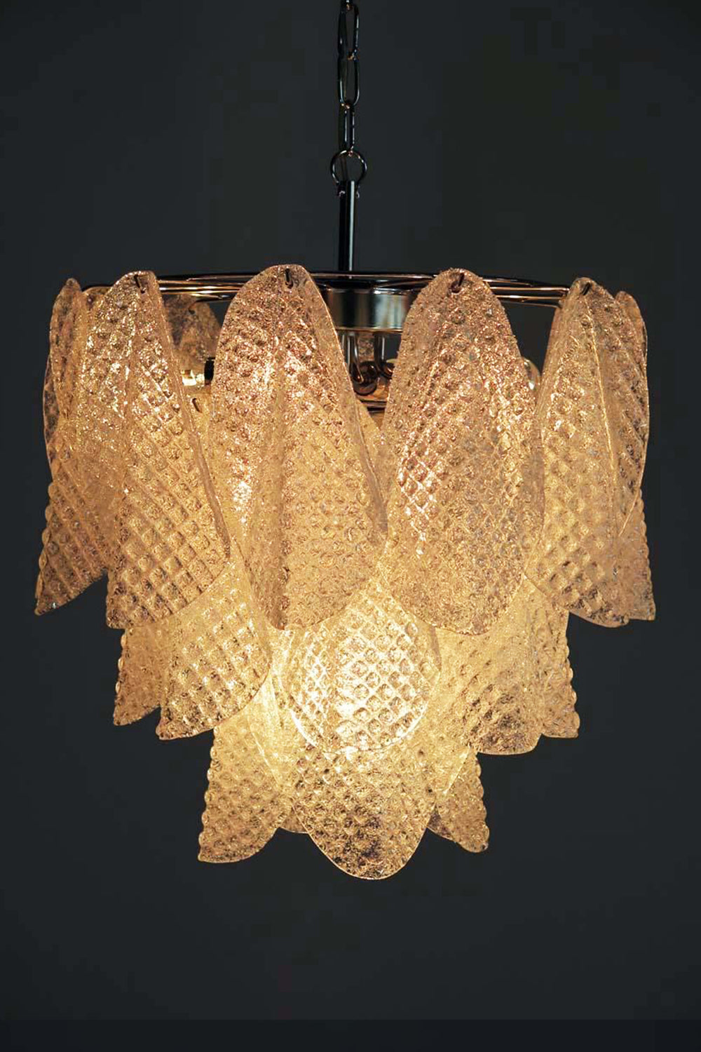 Murano Glass Leaf Chandelier