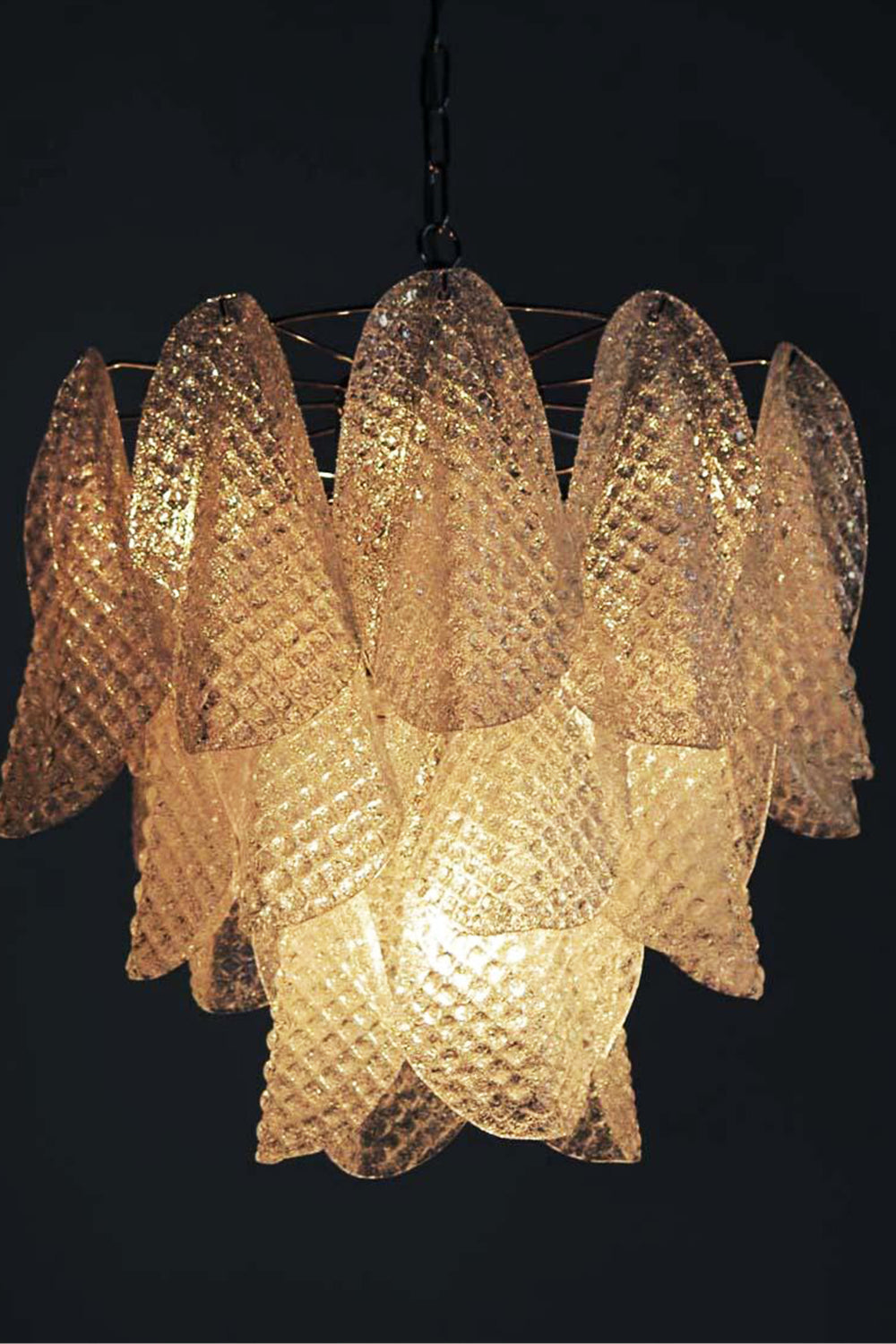 Murano Glass Leaf Chandelier