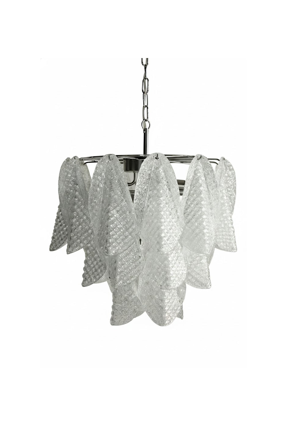 Murano Glass Leaf Chandelier