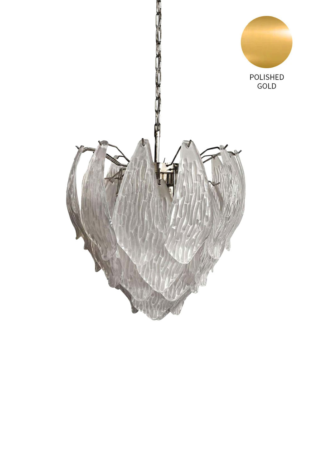 Murano Glass Petal Chandelier