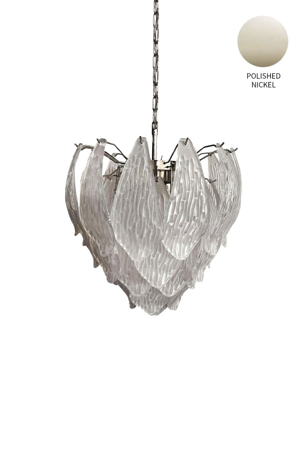 Murano Glass Petal Chandelier