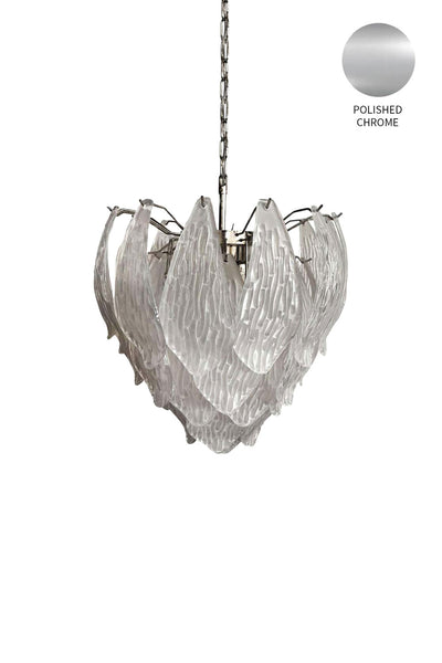 Murano Glass Petal Chandelier