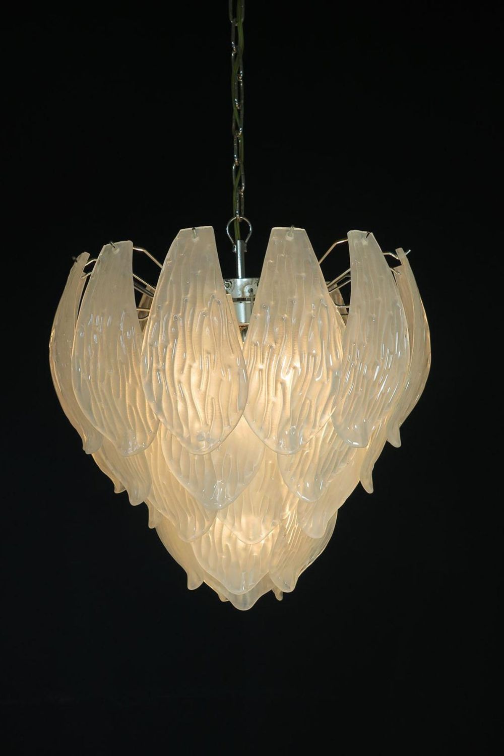 Murano Glass Petal Chandelier