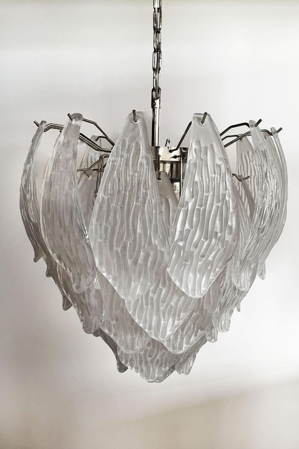 Murano Glass Petal Chandelier