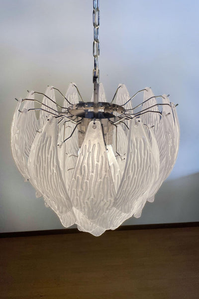 Murano Glass Petal Chandelier