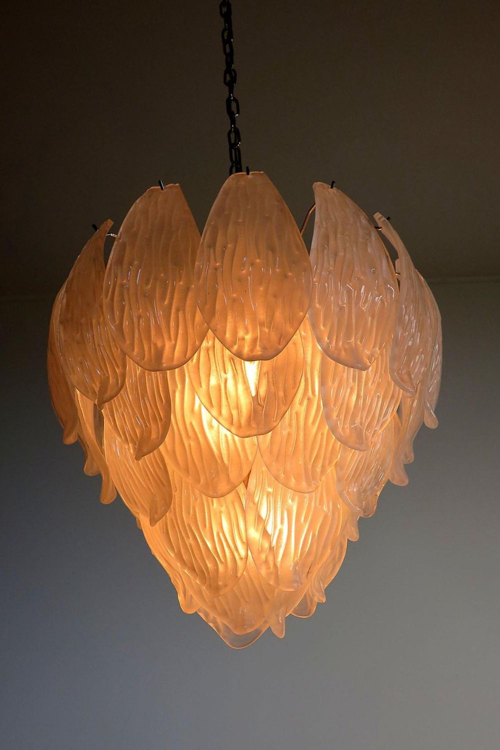 Murano Glass Petal Chandelier