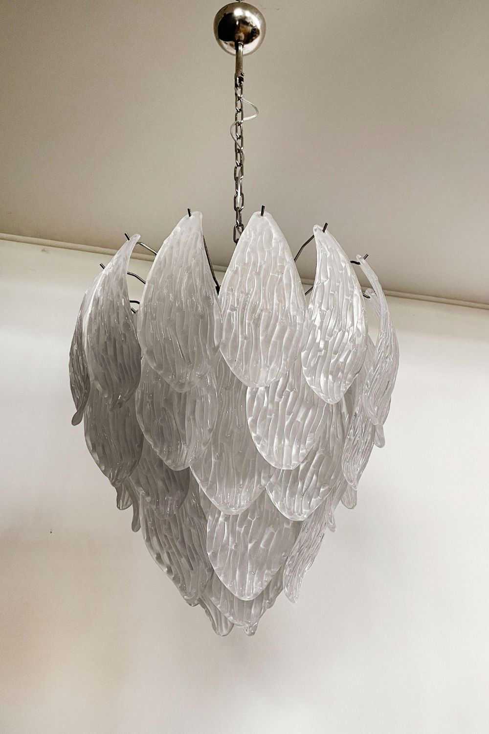 Murano Glass Petal Chandelier