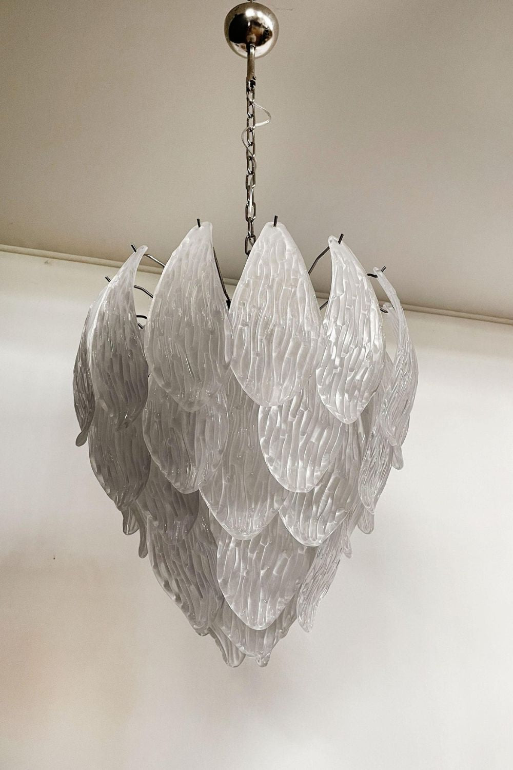 Murano Glass Petal Chandelier