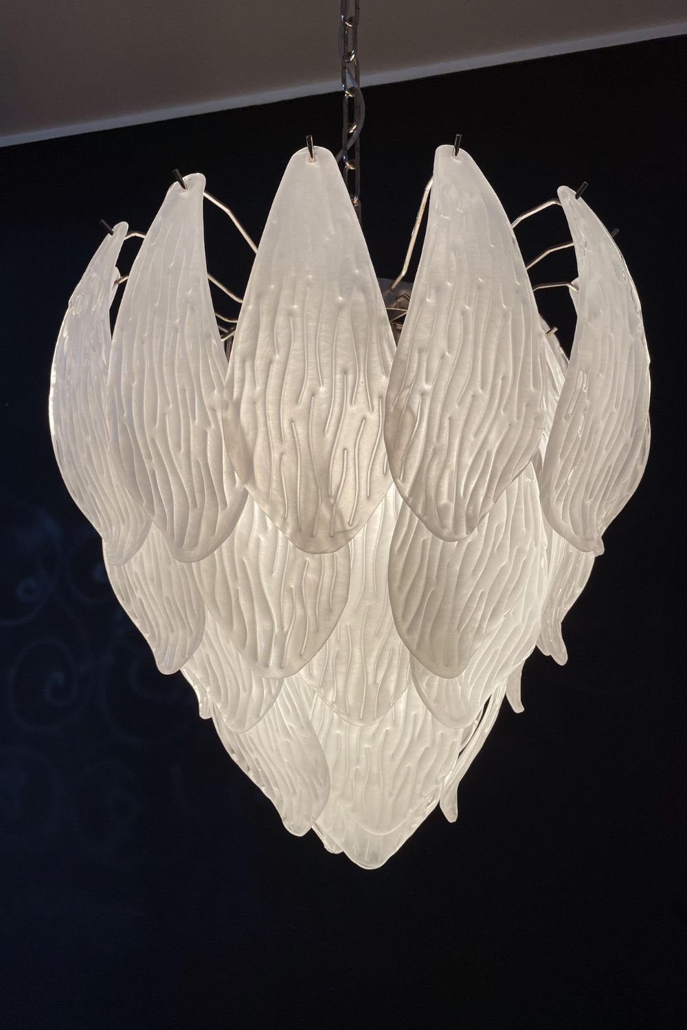 Murano Glass Petal Chandelier