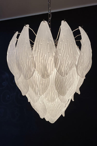 Murano Glass Petal Chandelier