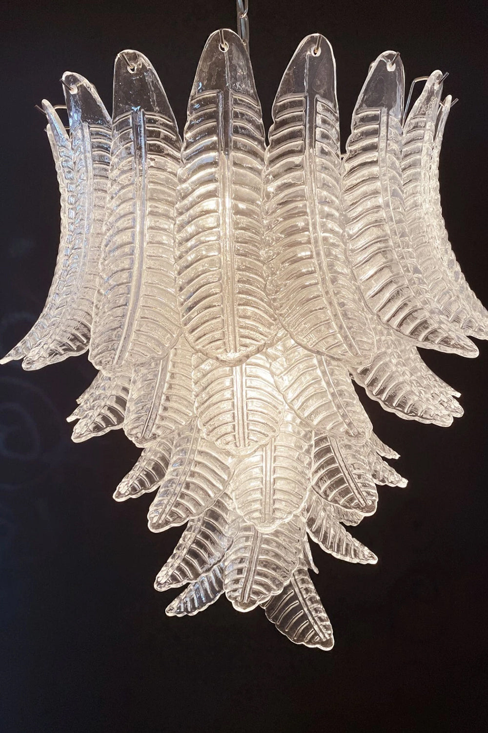 Murano Leaf Chandelier