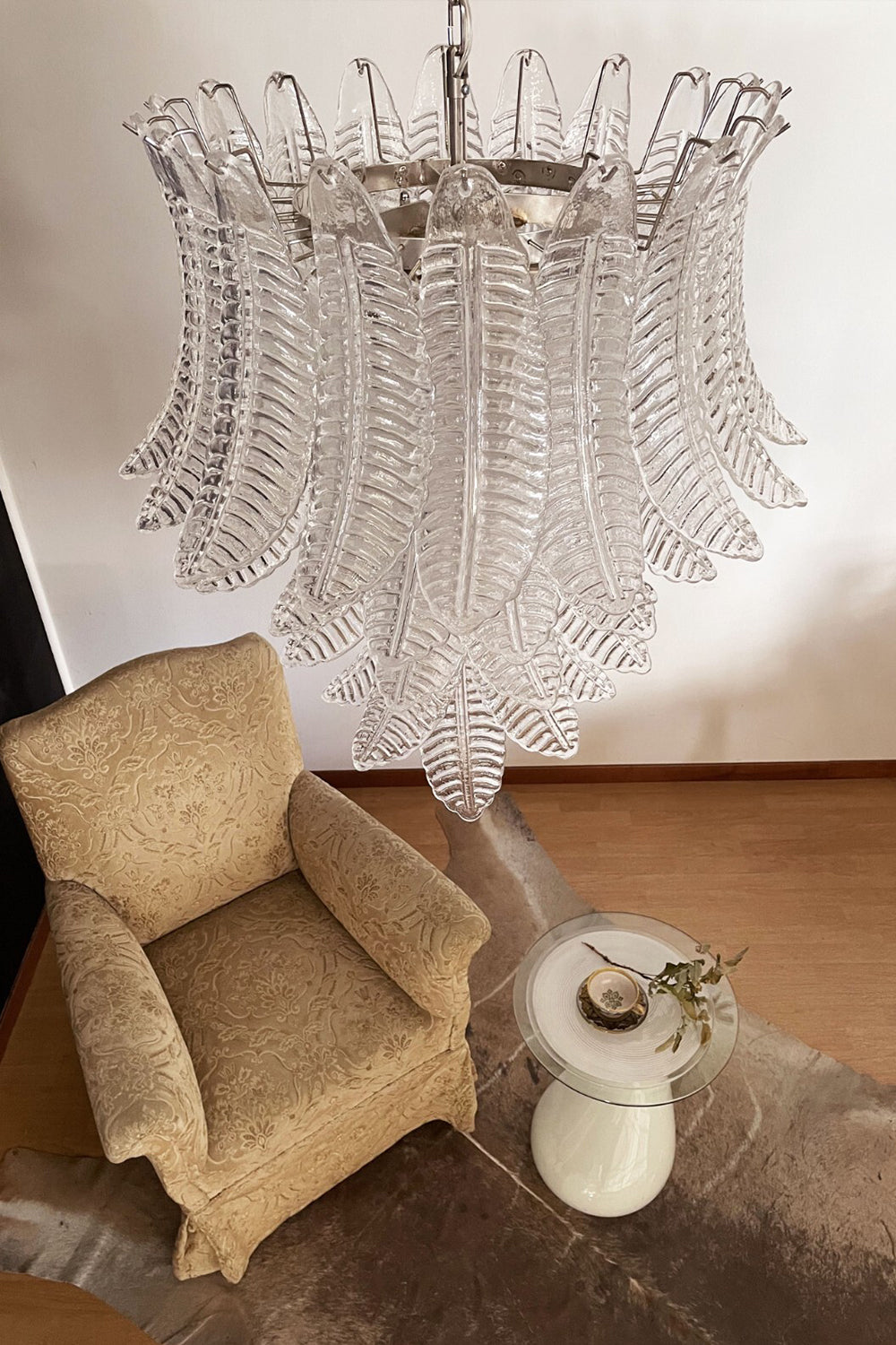 Murano Leaf Chandelier