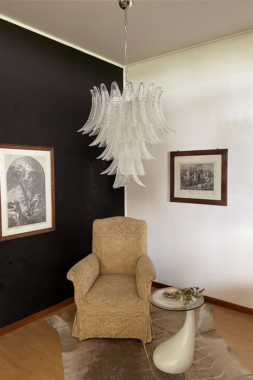 Murano Leaf Chandelier