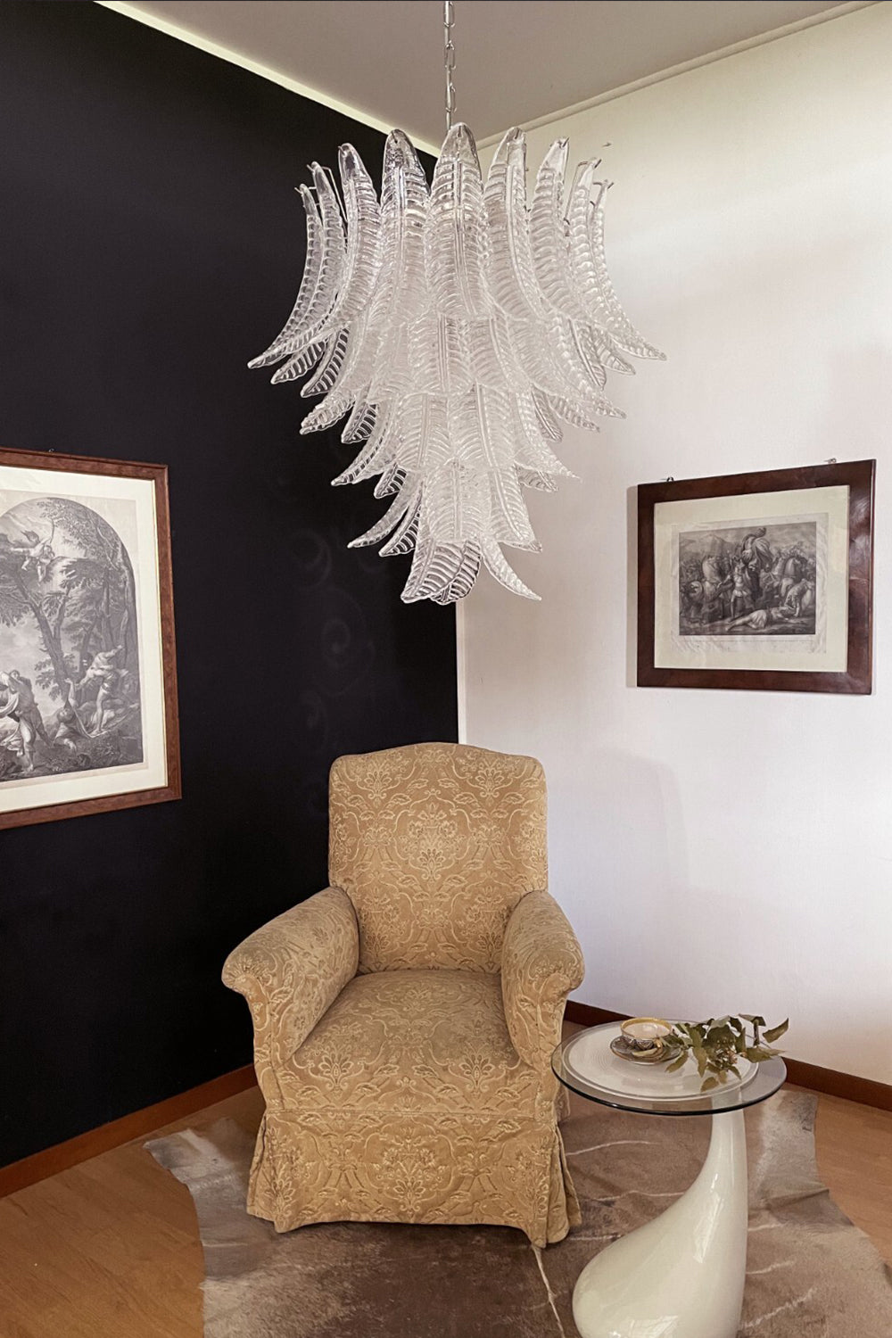 Murano Leaf Chandelier