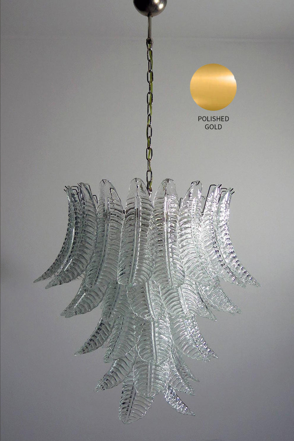 Murano Leaf Chandelier