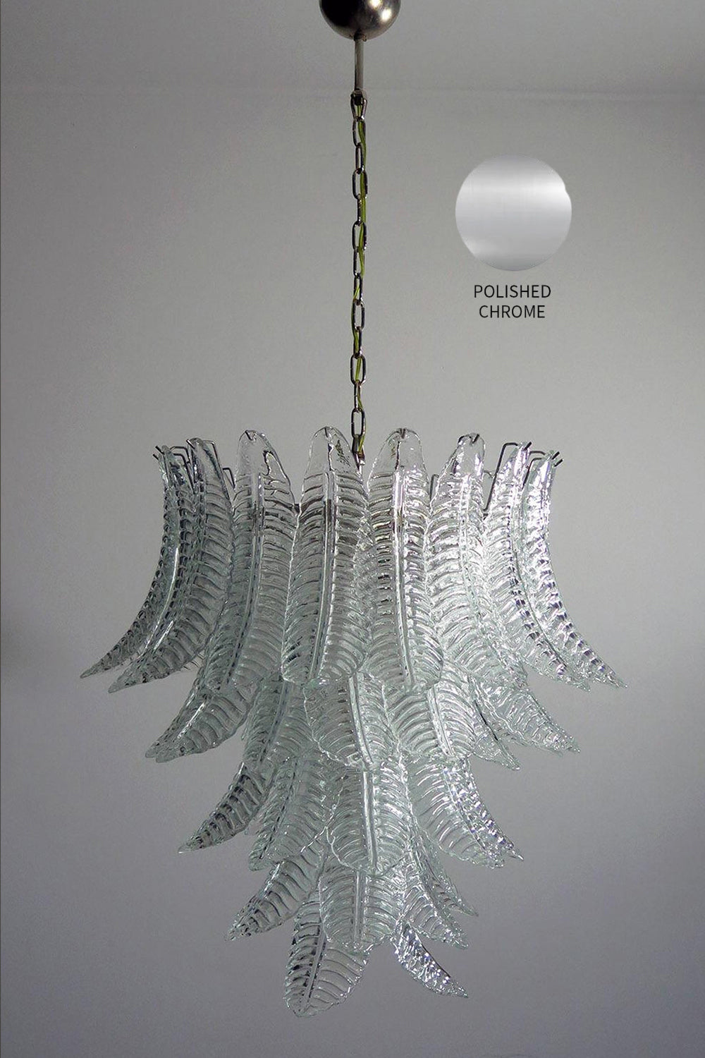 Murano Leaf Chandelier