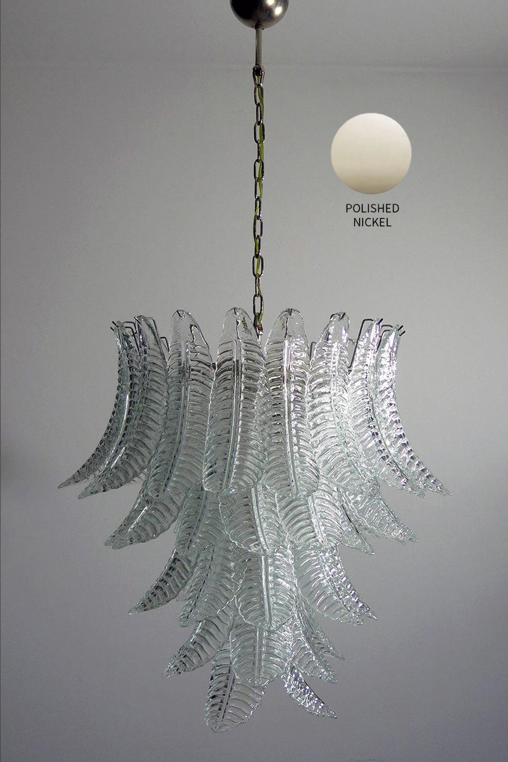 Murano Leaf Chandelier