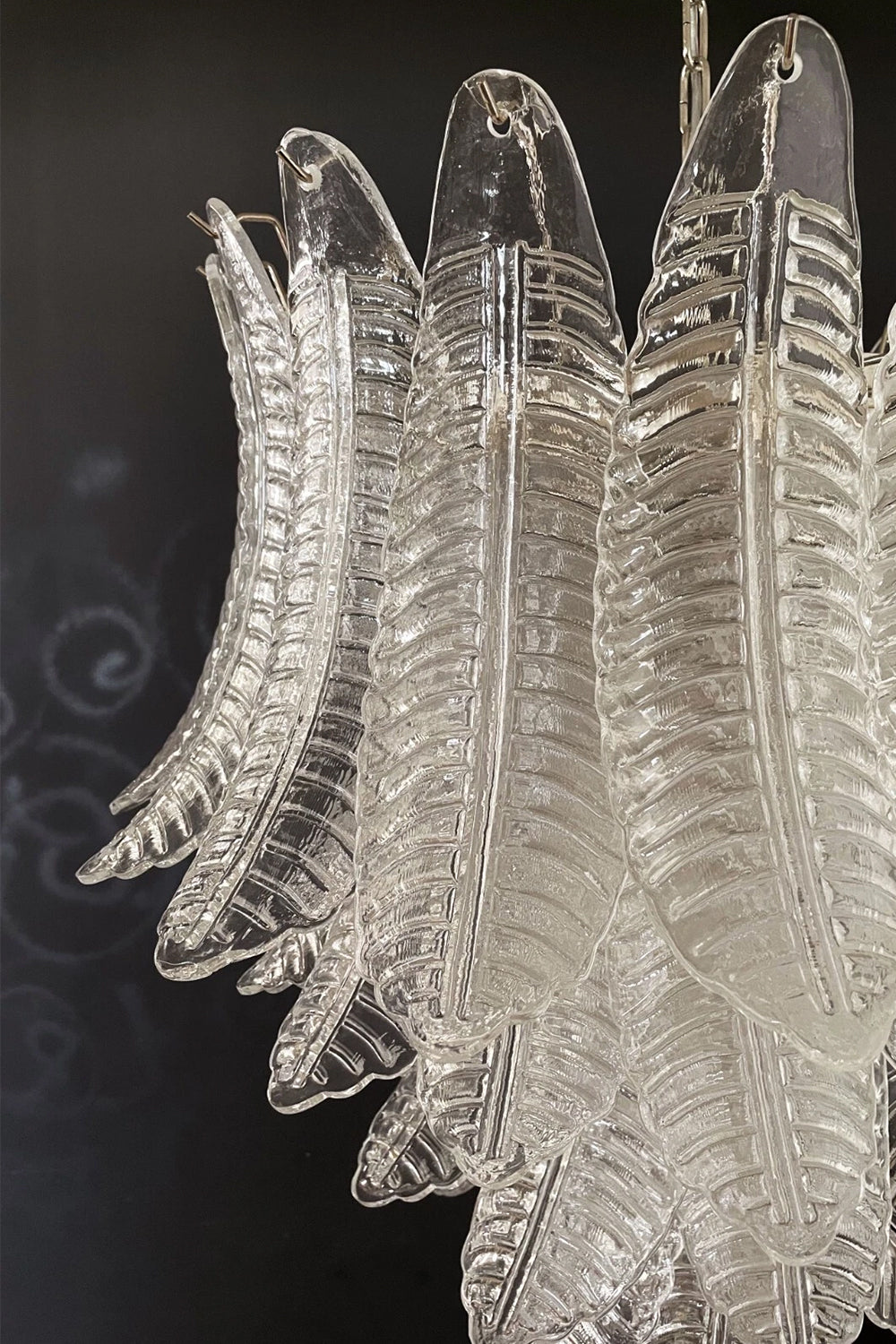 Murano Leaf Chandelier