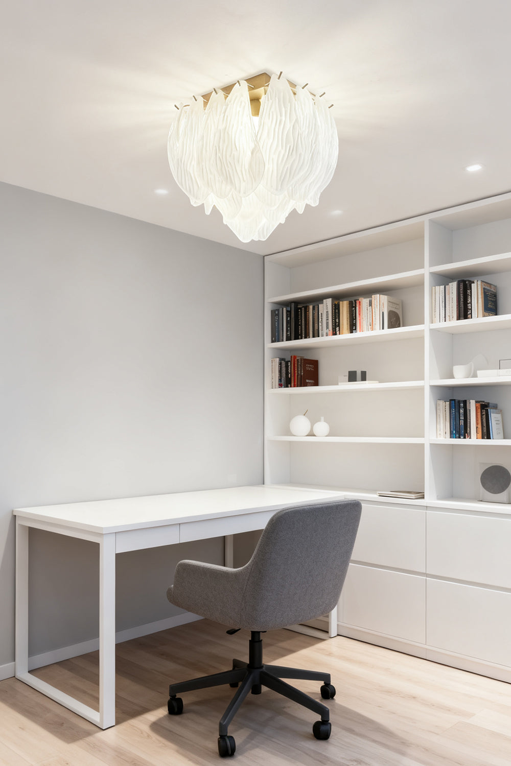 Murano Leaf Glass Ceiling Lighta