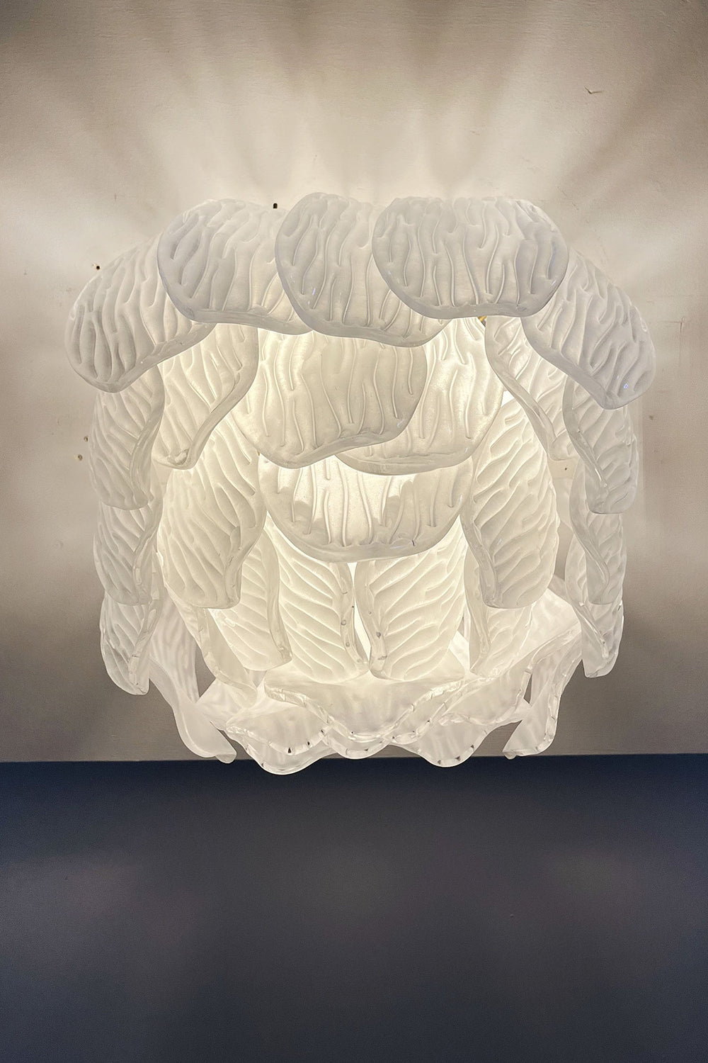 Murano Leaf Glass Ceiling Lighta