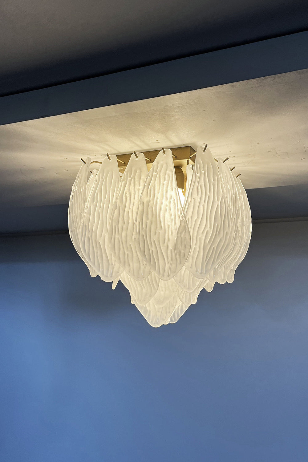 Murano Leaf Glass Ceiling Lighta