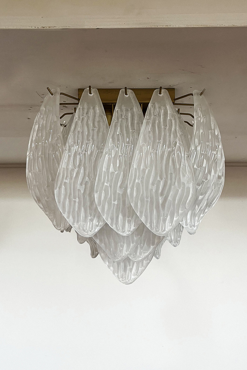 Murano Leaf Glass Ceiling Lighta