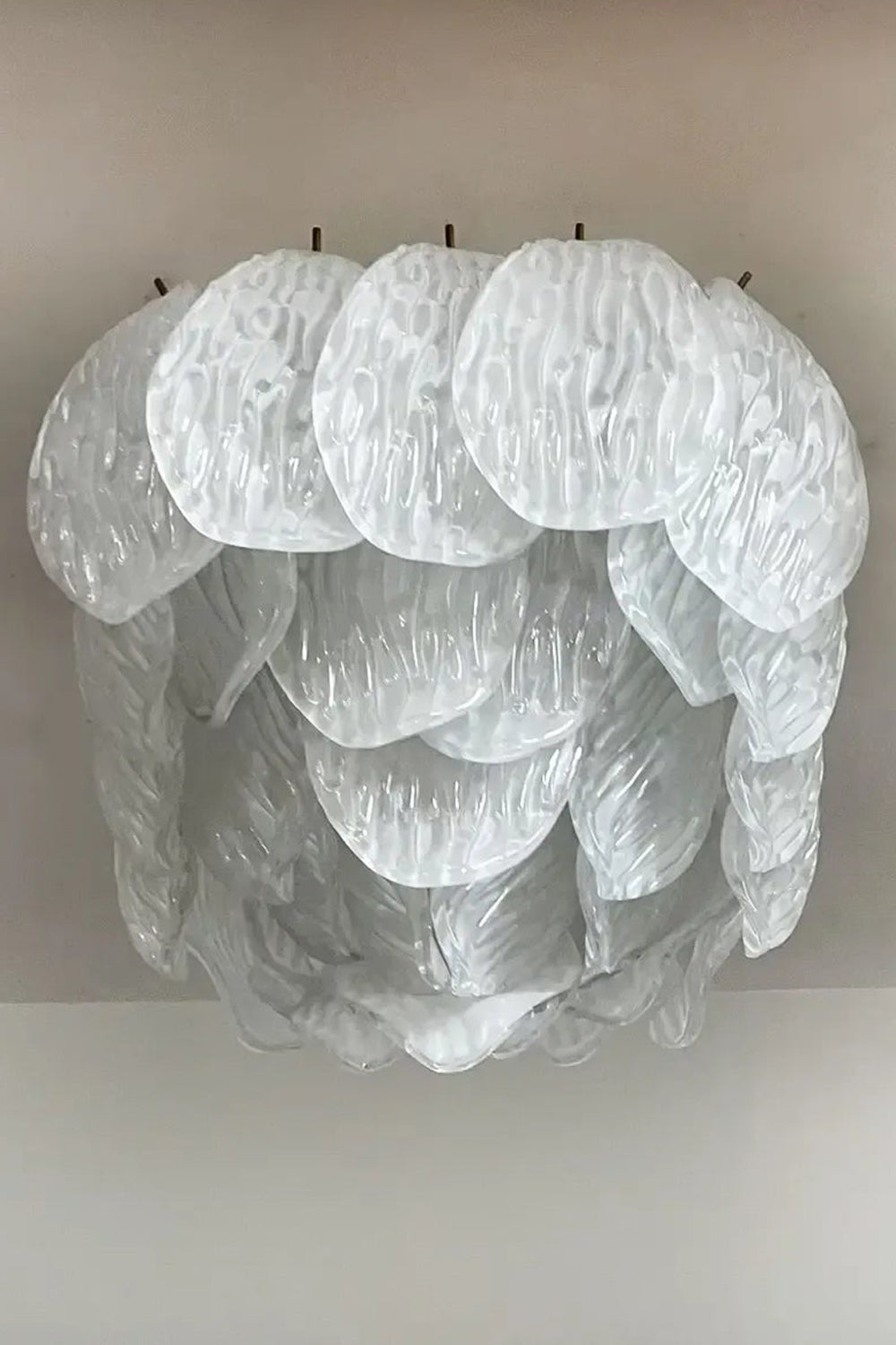 Murano Leaf Glass Ceiling Lighta
