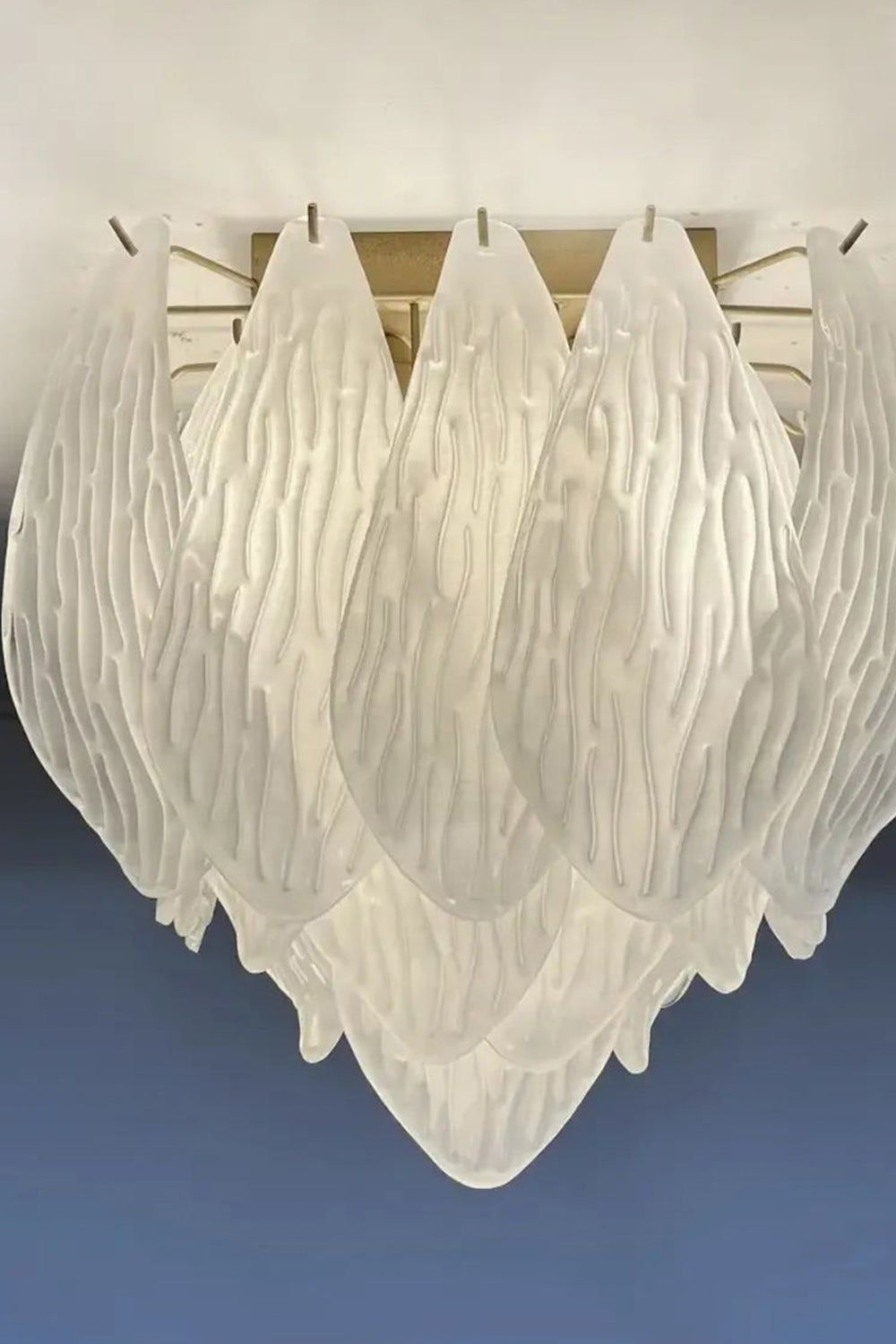 Murano Leaf Glass Ceiling Lighta
