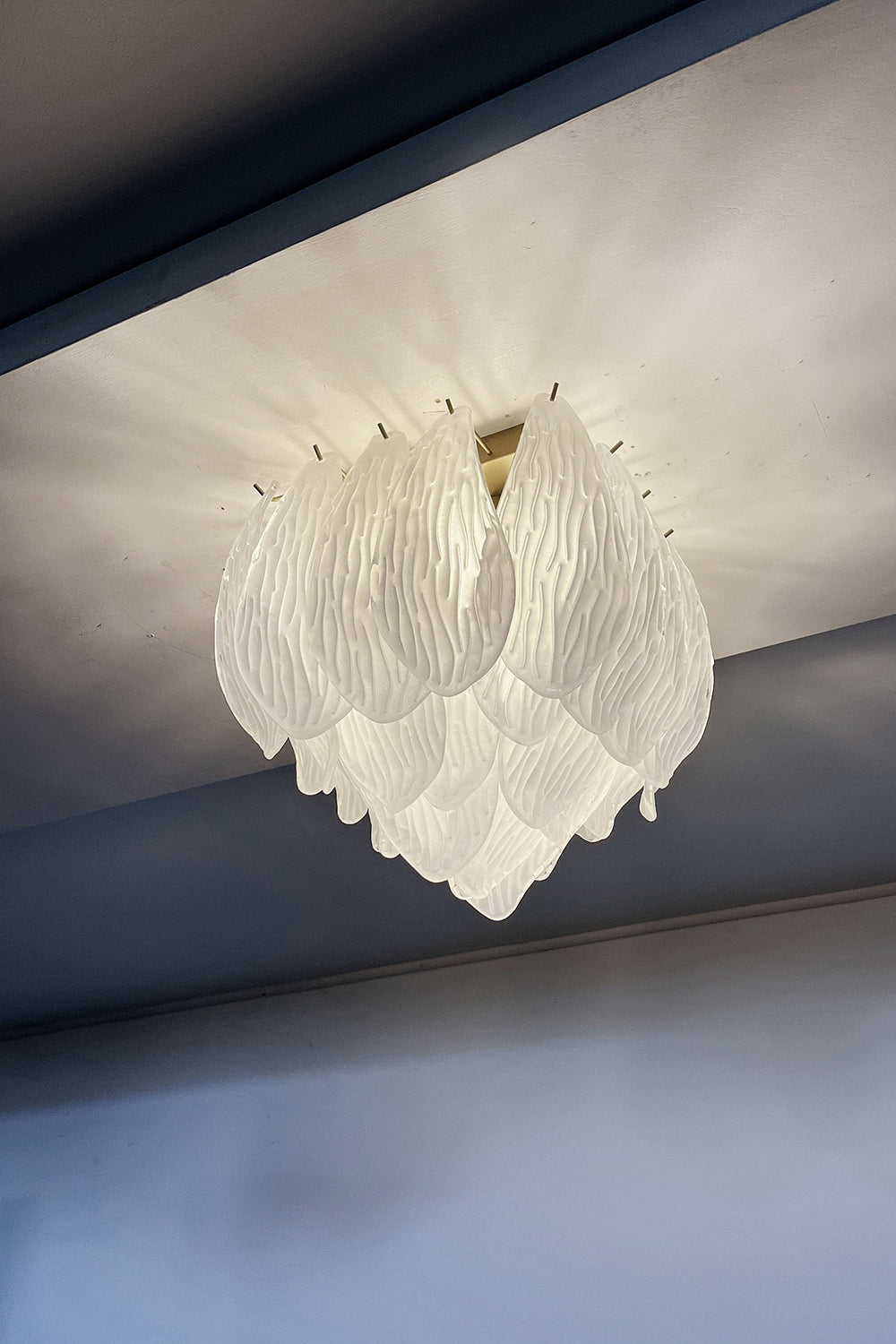 Murano Leaf Glass Ceiling Lighta