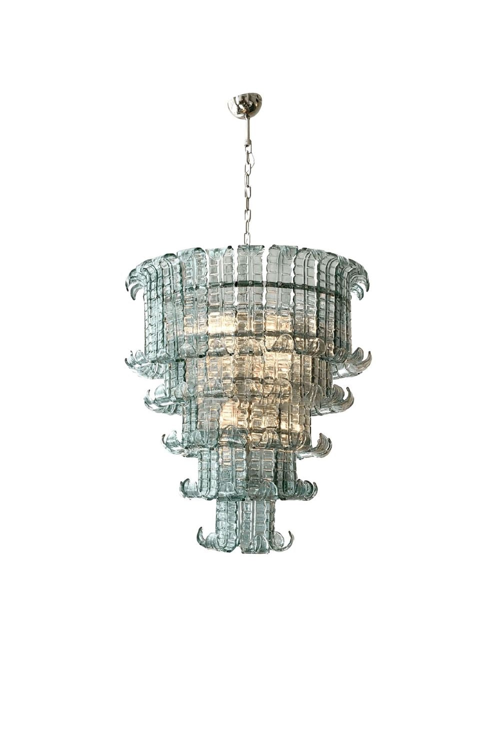 Murano Palm Leaf Chandelier