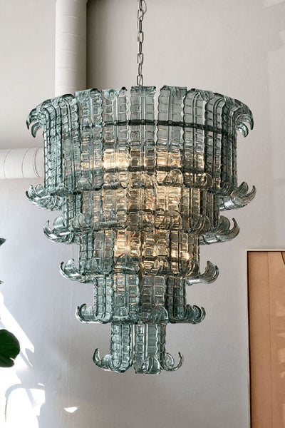 Murano Palm Leaf Chandelier