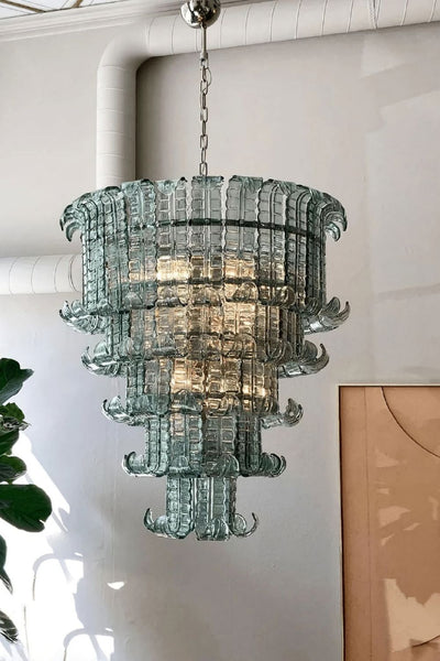 Murano Palm Leaf Chandelier